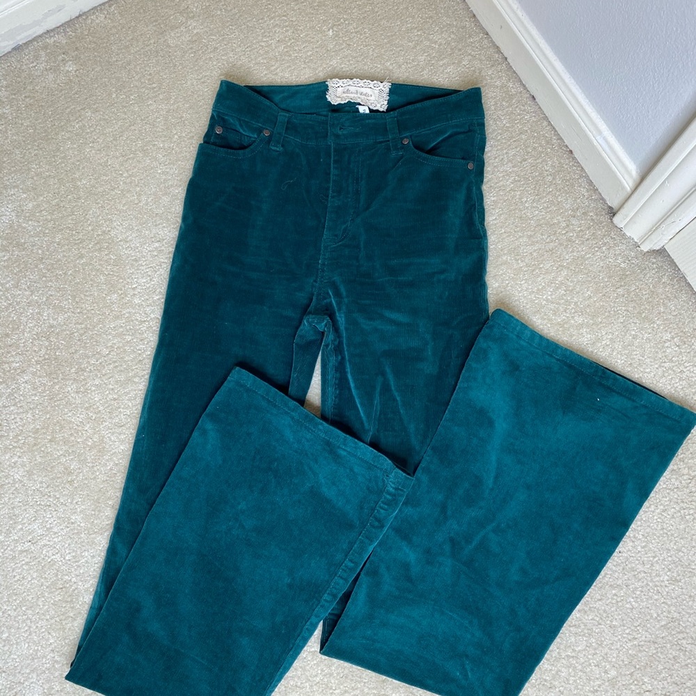 Green Corduroy Flare Jeans from Altard State